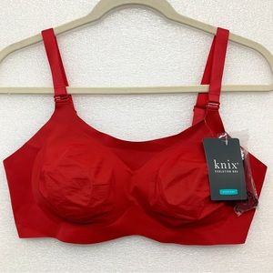 KNIX Padded Evolution Bra Thin Strap Reversible - Red